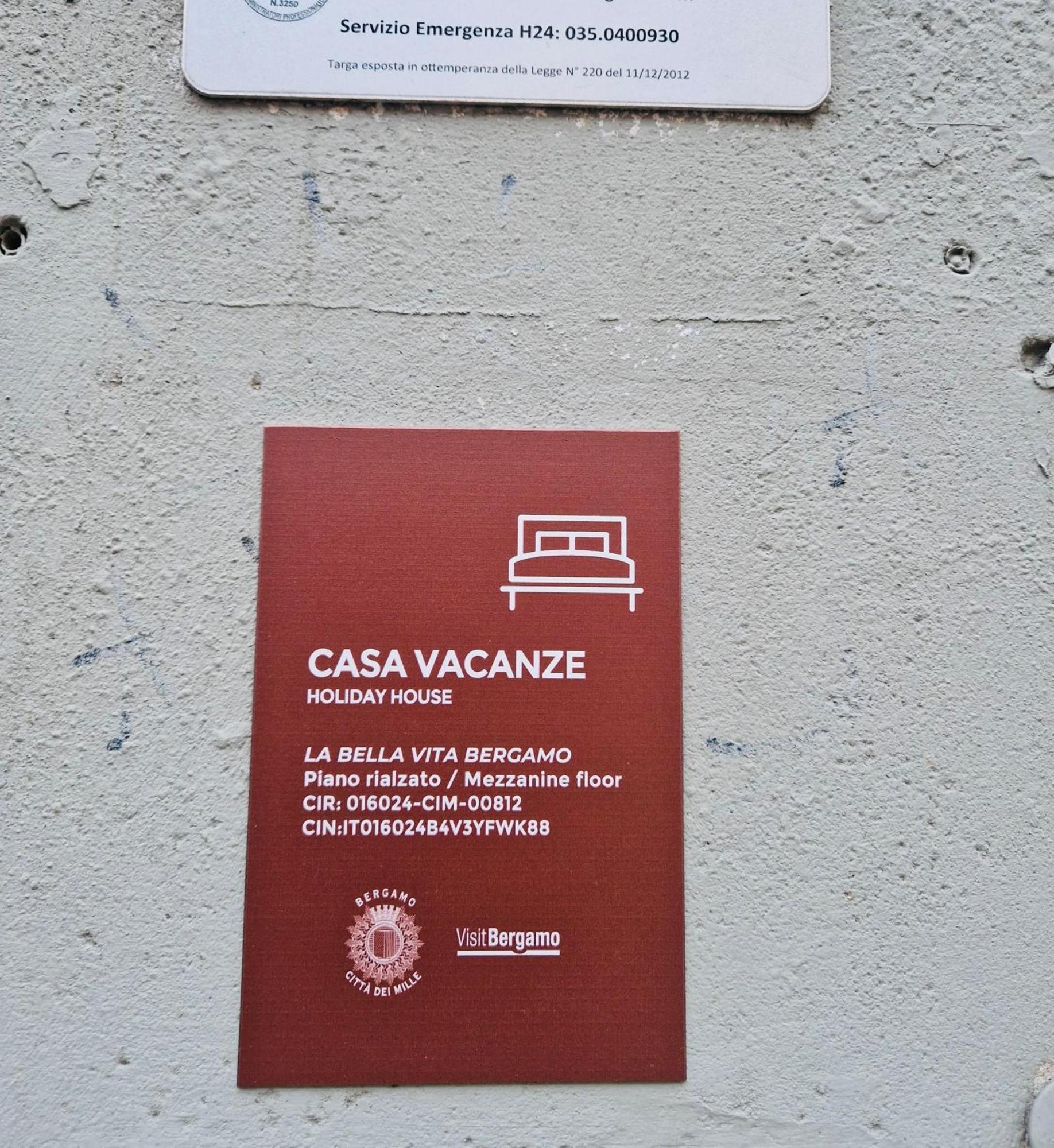 La Bella Vita Bergamo With Free Private Parking Ngoại thất bức ảnh